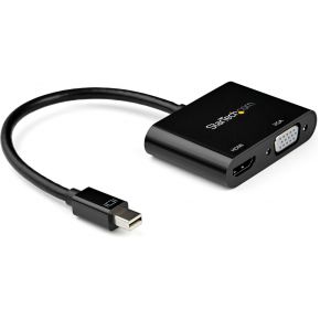 Adapter Mini Displayport Auf Hdmi/vga Startech Mdp2vgahd20 Schwarz 4k Ultra Hd