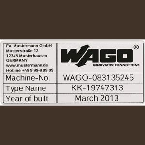 Wago 210-804 Etiketten voor thermotransferprinter Markeringsvlak: 99 x 44 mm Zilver Aantal markeringen: 500 500 stuk(s)