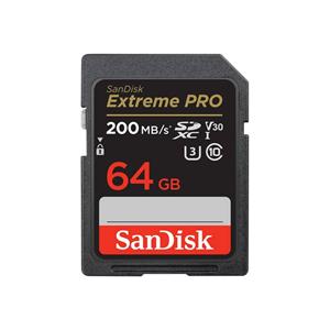 SanDisk Extreme PRO SDXC-kaart 64 GB Class 10 UHS-I Schokbestendig, Waterdicht