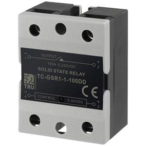 trucomponents TRU COMPONENTS Halfgeleiderrelais TC-GSR-1-100DD 100 A Schakelspanning (max.): 220 V/DC DC-circuit 1 stuk(s)