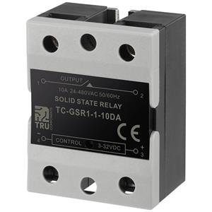 trucomponents TRU COMPONENTS Halfgeleiderrelais TC-GSR-1-10DA 10 A Schakelspanning (max.): 480 V/AC DC-circuit 1 stuk(s)