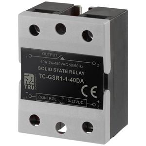 trucomponents TRU COMPONENTS Halfgeleiderrelais TC-GSR-1-40DA 40 A Schakelspanning (max.): 480 V/AC DC-circuit 1 stuk(s)