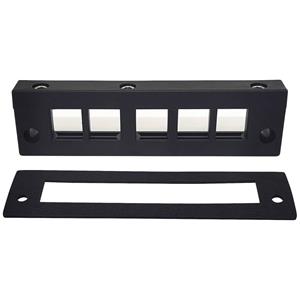 TRU COMPONENTS KEL-E5 Kabelinvoeringsplaat Klem-Ø (max.): 16 mm Polyamide Zwart 1 stuk(s)