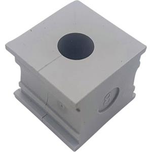trucomponents TRU COMPONENTS KT 8 Kabeldurchführung Klemm-Ø (max.) 9mm Elastomer Grau