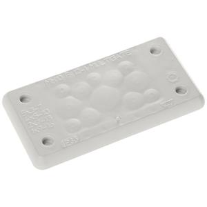 Trelleborg MH-10 F 12-1 LIGHT GREY UL94 V-0 IP65 | TPE | Screw Durchführungsplatte TPE Grau 1St.