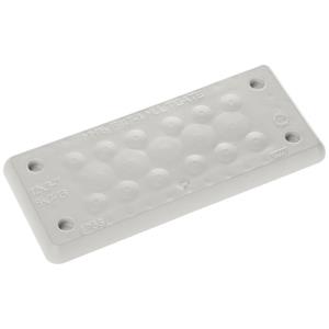Trelleborg MH-16 F 17-1 LIGHT GREY UL94 V-0 IP65 | TPE | Screw Durchführungsplatte TPE Grau 1St.