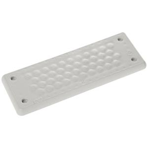 Trelleborg MH-24 F 42-1 LIGHT GREY UL94 V-0 IP65 | TPE | Screw Durchführungsplatte TPE Grau 1St.
