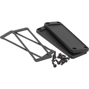 hammondelectronics Hammond Electronics Eindplaat Aluminium Zwart (l x b x h) 6 x 107 x 35 mm 1 stuk(s)