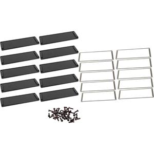 hammondelectronics Hammond Electronics Endplatte Aluminium Schwarz (L x B x H) 6 x 169 x 57mm 10St.