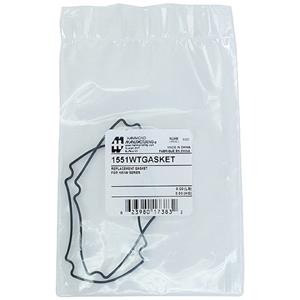 hammondelectronics Hammond Electronics 1551WTGASKET Afdichting Silicone Zwart (b x h) 60 mm x 60 mm 2 stuk(s)