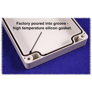 hammondelectronics Hammond Electronics 1554FGASKET Afdichting Silicone Zwart 2 stuk(s)