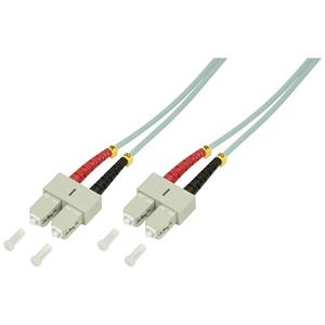 LogiLink FP3SC05 Glasfaser LWL Anschlusskabel [1x SC-Stecker - 1x SC-Stecker] 50/125 µ Multimode OM