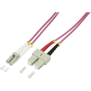 logilinkprofessional LogiLink LWL Patchkabel, LC-Duplex - SC-Duplex, OM4, 5,0 m