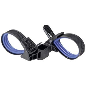 HellermannTyton 156-04098 SGT100SDSB5-6-PA66HS/TPE/PA66HIRHS-BK/BU Kabelbinder Schwarz/Blau