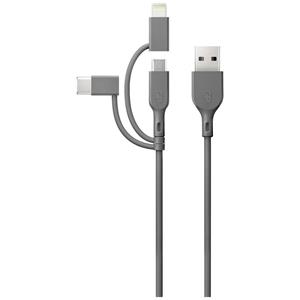 GP USB 2.0 A Kabel 1,0 m grau