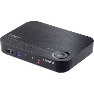 speakaprofessional SpeaKa Professional 2+1 Port HDMI-Switch mit zusätzlichem USB-C™-Eingang 3840 x 2160 Pixel
