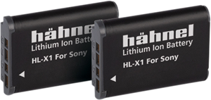 Hähnel Fototechnik HL-X1, 2er Camera-accu Vervangt originele accu NP-BX1 3.6 V 1170 mAh