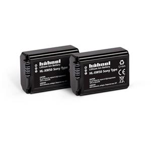 hähnelfototechnik Hähnel Fototechnik HL-XW50, 2er Kamera-Akku ersetzt Original-Akku (Kamera) NP-FW50 7.2V 1000 mAh