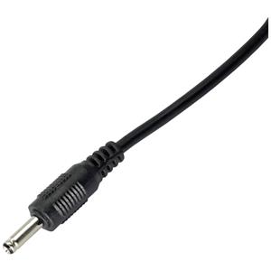 Akyga USB-Ladekabel DC Stecker 3,5mm 80cm Schwarz AK-DC-03