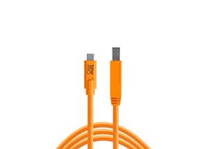 Tether Tools USB-kabel USB-C stekker, USB-micro-B 3.0 stekker 4.60 m Oranje TET-CUC3415-ORG