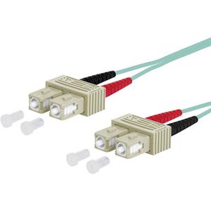 metzconnect Metz Connect 151J1EOEO10E Glasfaser LWL Anschlusskabel [2x SC-Stecker - 2x SC-Stecker] 50/125 µ Mul