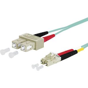 metzconnect Metz Connect 151J1EOJO10E Glasfaser LWL Anschlusskabel [2x SC-Stecker - 2x LC-Stecker] 50/125 µ Mul