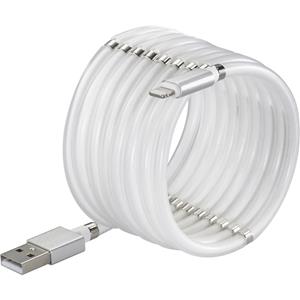 Renkforce USB-kabel USB 2.0 USB-C stekker, Apple Lightning stekker 1.00 m Wit TO-6897012