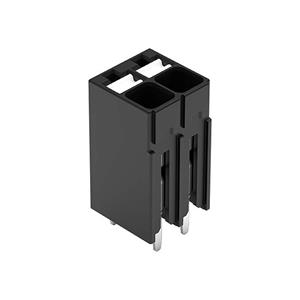 Wago 2086-1102 Printklem 1.50 mm² Aantal polen 2 Zwart 1 stuk(s)