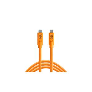 tethertools Tether Tools USB-Kabel USB-C™ Stecker, USB-C™ Stecker 4.60m Orange CUC15-ORG