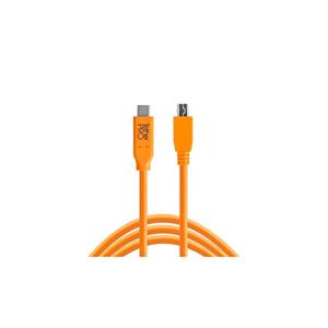 Tether Tools USB-C zu 2.0 Mini B 5-Pin 4,60m orange