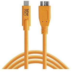 Tether Tools USB-kabel USB-C stekker, USB-micro-B 3.0 stekker 4.60 m Oranje CUC3315-ORG