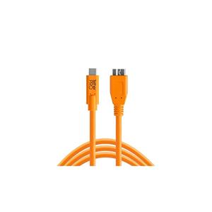 Tether Tools USB-kabel USB-C stekker, USB-micro-B 3.0 stekker 4.60 m Oranje CUC3315-ORG