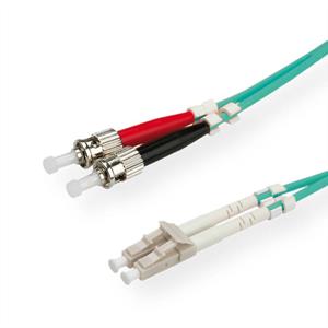 Roline 21.15.8723 Glasfaser LWL Anschlusskabel [1x LC-Stecker - 1x ST-Stecker] 50/125 µ Multimode O