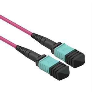 Value 21.99.1102 Glasfaser LWL Anschlusskabel [1x MPO Stecker - 1x MPO Stecker] 50/125 µ 5.00m