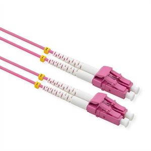 Value 21.99.8836 Glasfaser LWL Anschlusskabel [1x LC-Stecker - 1x LC-Stecker] 50/125 µ Multimode OM