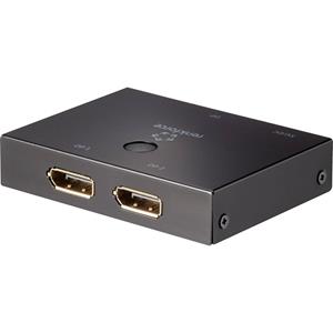 Renkforce 2 poorten DisplayPort-switch Bidirectioneel bruikbaar 3840 x 2160 Pixel