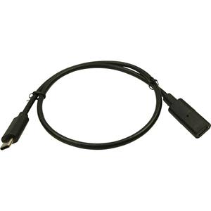 Cliff USB-kabel USB-C bus, USB-C stekker 0.5 m Zwart FCR72001