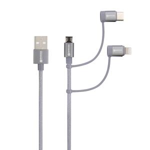 Skross  3in1 Cable 30 CM LONG/5v - Laadkabel