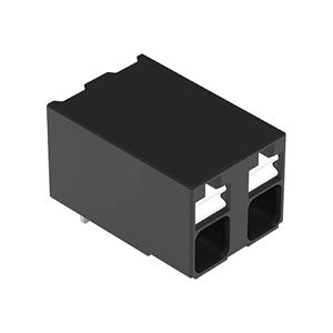 Wago 2086-3222 Printklem 1.50 mm² Aantal polen 2 Zwart 1 stuk(s)