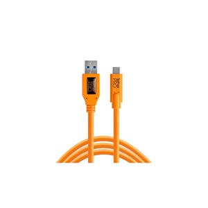 Tether Tools USB-kabel USB-C stekker, USB-C stekker 4.60 m Oranje CUC3215-ORG