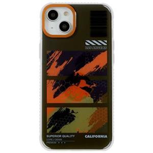 Mutural Camouflage Series iPhone 14 Hybrid Case - Groen