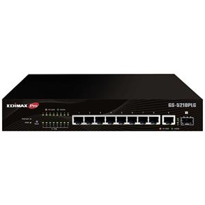 Edimax Pro GS-5210PLG - switch - 10 ports - smart - rack-mountable