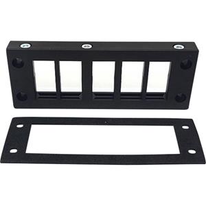 trucomponents TRU COMPONENTS DVK 24/10 Kabelinvoeringsplaat Klem-Ø (max.): 16 mm Polyamide Zwart 1 stuk(s)