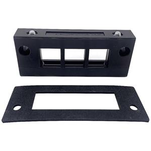 TRU COMPONENTS KEL-E3 Kabelinvoeringsplaat Klem-Ø (max.): 16 mm Polyamide Zwart 1 stuk(s)