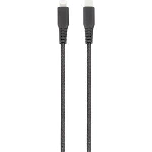 Vivanco USB-kabel Apple Lightning stekker, USB-C stekker 1.50 m Zwart 61692