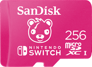 SanDisk microSDXC Extr 256GB (A1/V30/U3/C10/R100/W90) Fortnite, Cuddle Team Leader microSDXC-kaart 256 GB A1 Application Performance Class, v30 Video Speed