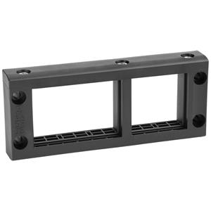 HellermannTyton VarioPlate-24_Frame-PL-BK Kabeldurchführungsrahmen halogenfrei Kunststoff Schwarz 1