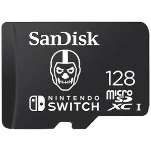 SanDisk microSDXC Extr 128GB (U3/UHS-I/CL.10/R100/W60) Fortnite, Skull Trooper microSDXC-Karte 128GB