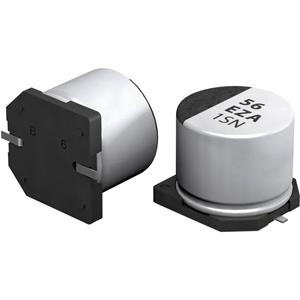 Panasonic EEHZA1K220P Elektrolyt-Kondensator SMT 22 µF 80V 20% (Ø x H) 8mm x 10.2mm 1St.