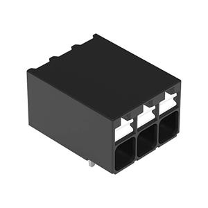 Wago 2086-1223 Printklem 1.50 mm² Aantal polen 3 Zwart 1 stuk(s)